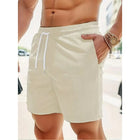 Pantaloncini da uomo in velluto a coste estivi 2026, casual, leggeri, vestibilità ampia, pantaloncini da spiaggia e surf da uomo platinumshop
