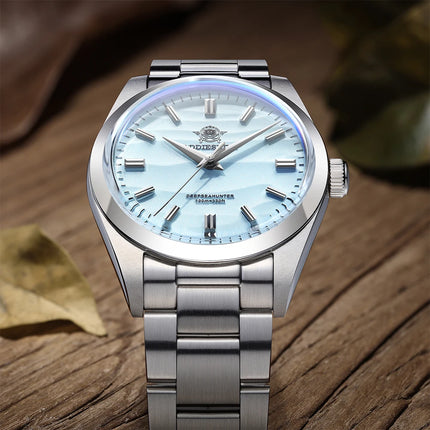 ADDIESDIVE 36mm Top Brand Men Watch Desert Dial Bubble Mirror Pot Cover Glass 10Bar Waterproof Outdoor Sports Quartz Wristwatch