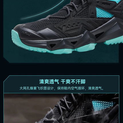 RAX Running Shoes Men&Women Outdoor Sport Shoes Breathable Lightweight Sneakers Air Mesh Upper Anti-slip Natural Rubber Outsole PlatiNum