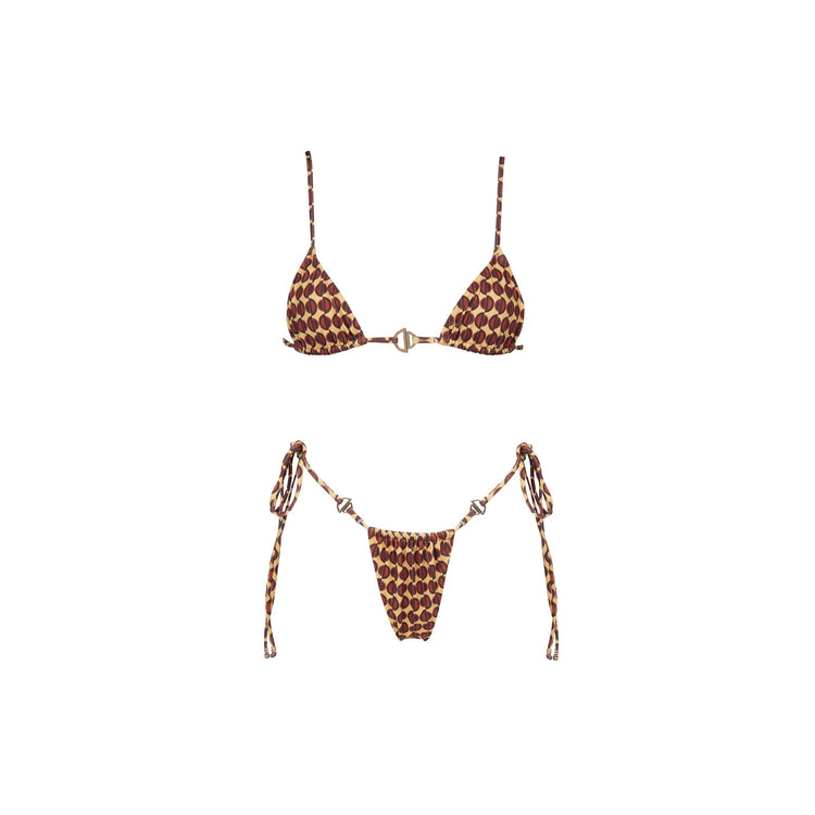 Costume da bagno bikini sexy con scollo all'americana con pantaloni Costumi da bagno Donna Bikini brasiliano Costume da bagno a gamba alta Estate femminile platinumshop