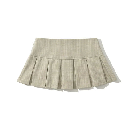 YENKYE Amerikanischer Retro Faltenrock Damen Sommer Sexy Niedriger Taille Rock Cool Girl Y2K Saia