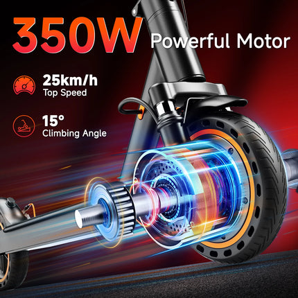 Monopattino elettrico per adulti TODIMART, monopattino elettrico urbano, motore 350W, batteria 36V, monopattino pieghevole, velocità 24 km/h, autonomia 20-30 km, monopattino elettrico urbano, 3 velocità regolabili