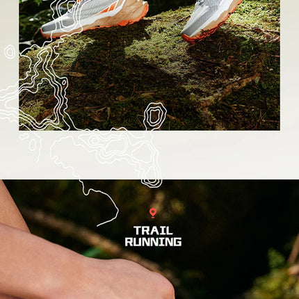 361 Degrees Yushan PRO Men Running Shoes Durable Hiking Cushioning Breathable Non-slip Outdoor Jogging Male Sneakers 672522250 PlatiNum