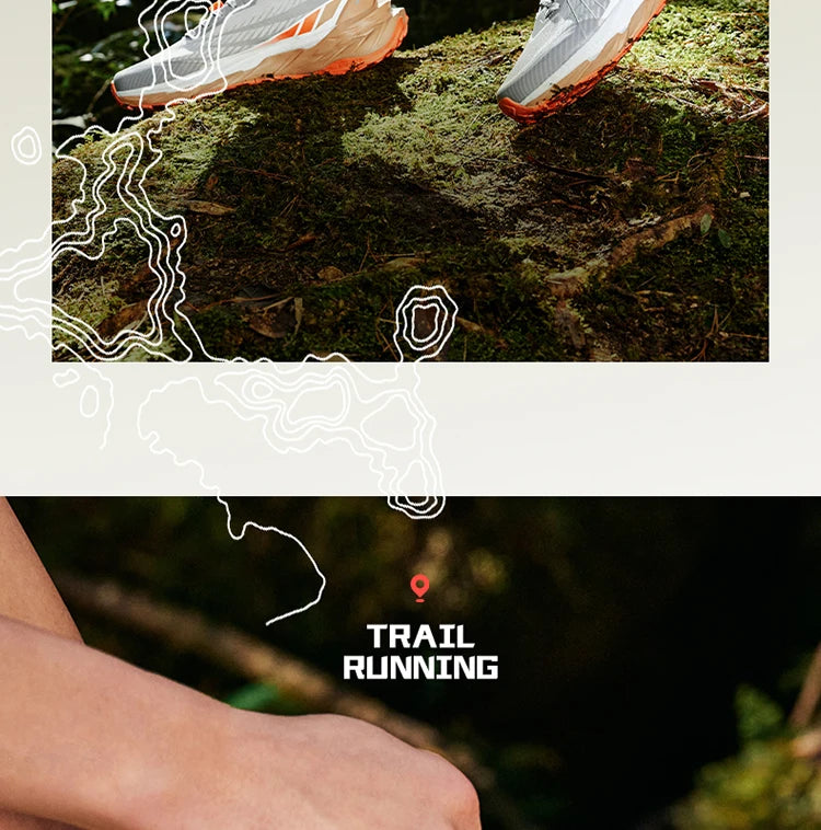 361 Degrees Yushan PRO Men Running Shoes Durable Hiking Cushioning Breathable Non-slip Outdoor Jogging Male Sneakers 672522250 PlatiNum