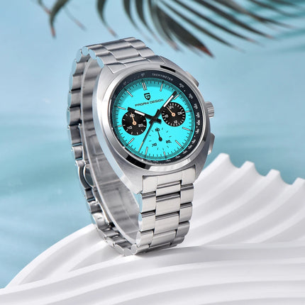 Nuovo Orologio da Uomo PAGANI DESIGN Panda 2026, Orologio al Quarzo Retrò, Cronografo Impermeabile con Vetro Zaffiro AR, Luminoso, Sportivo, in Acciaio Inossidabile