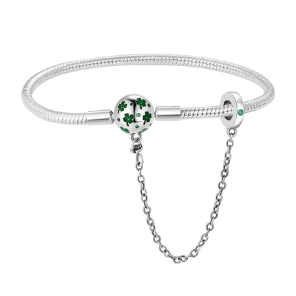Bracciale con ciondolo in argento sterling 925 di Fmrose Jewelry per la moda femminile, bracciale classico a forma di cuore, gioielli di alta qualità PlatiNum