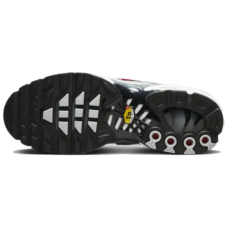 Nike Air Max Plus TN Unisex Low Top Running Shoes Gray Red Comfortable Durable Casual Sneakers HM9654-001