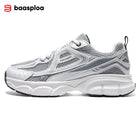 Baasploa Scarpe da corsa retrò da donna Scarpe da jogging sportive con lacci in rete da esterno Scarpe casual leggere e traspiranti antiscivolo da donna