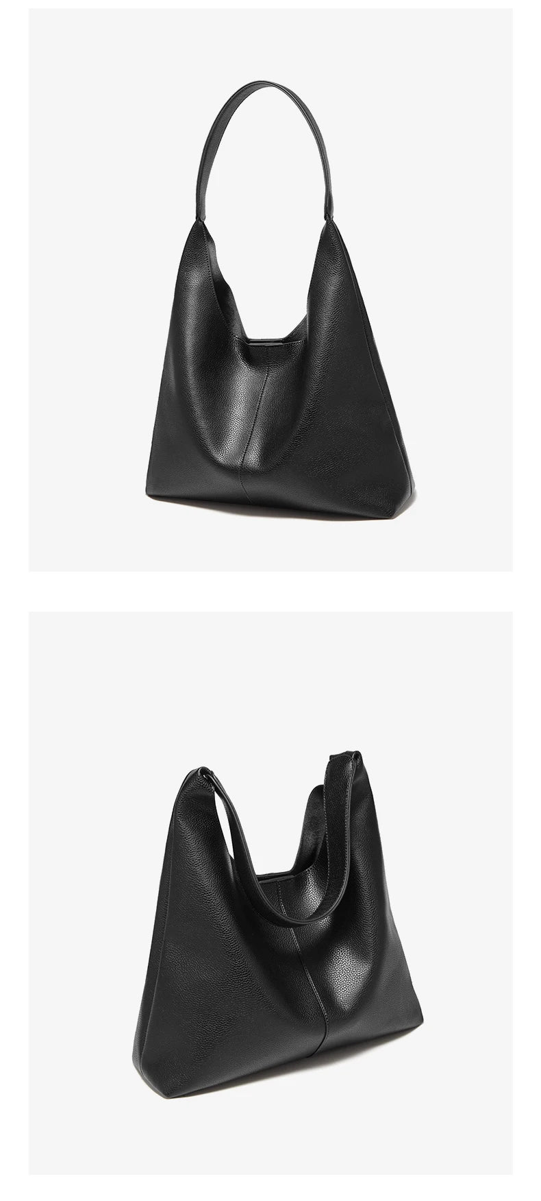 FOXER Minimalism Split Leather Women Shoulder Underarm Bag 2025 New Solid Casual Hobo Bag Female Daliy Tote Bag Purse