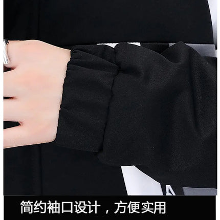 Men's Casual Wool Lined Thickened Hooded Set Fashionable Warm Sweatshirt Jacket Trendy Autumn Winter Men 2 Piece