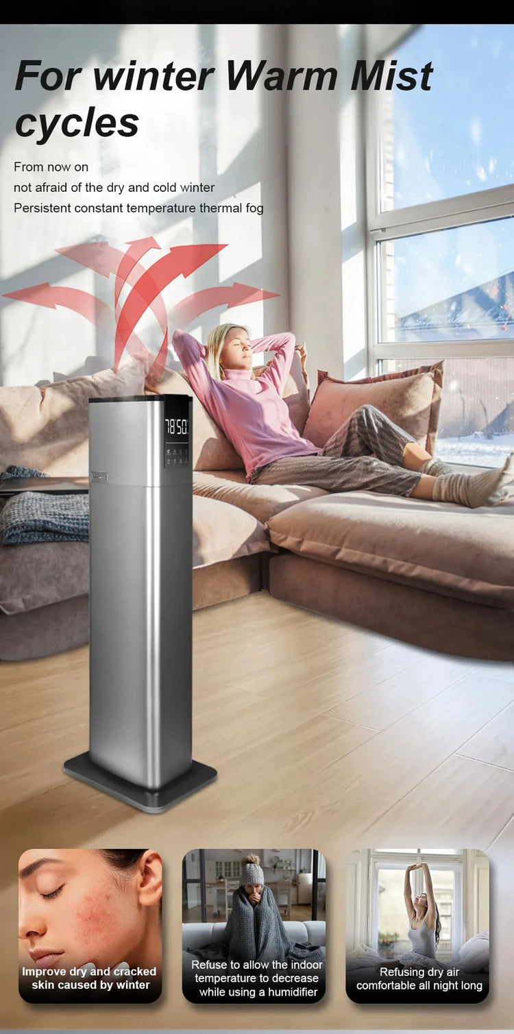 13L Nebbia Calda Umidificatore Ad Ultrasuoni Aria Muto Umidificatore Commerciale Supermercato Frutta Fresco-Mantenere Mist Maker Umidificatore UV 110 V-240 V