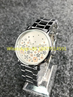 Orologi di Lusso in Cristallo per Donne, Marca di Moda, Orologio al Quarzo con Diamanti per Signore, Orologi da Polso Femminili in Acciaio, Relogio Feminino, Regalo