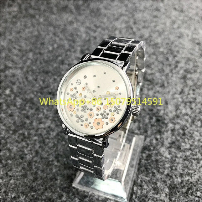 Orologi di Lusso in Cristallo per Donne, Marca di Moda, Orologio al Quarzo con Diamanti per Signore, Orologi da Polso Femminili in Acciaio, Relogio Feminino, Regalo platinumshop