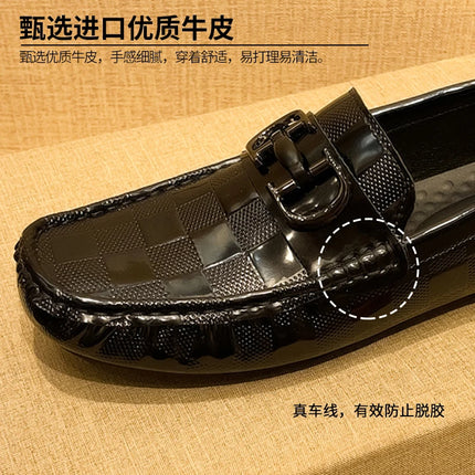 Mocassini in vera pelle da uomo design mocassino slip on morbido piatto scarpe casual da uomo guida calzature maschili scarpe da barca fatte a mano
