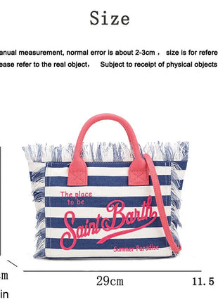 Fashion Classic Women's Tote Bag High Quality Tassel Shoulder Bag Trend Brand Elegant Ladies Beach Bag Designer Luxury Handbag PlatiNum
