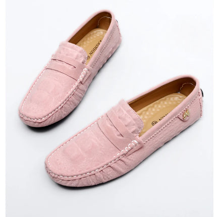 Scarpe Italiane Formali da Uomo, Mocassini in Pelle Fatti a Mano, Scarpe Casual da Guida, Slip-on di Lusso Comodi per Uomo