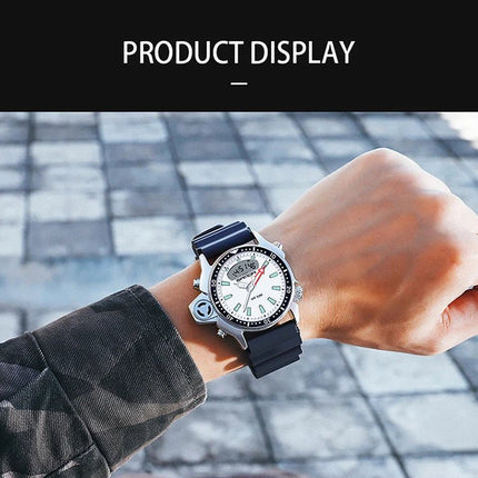 SANDA Sport orologio digitale al quarzo da uomo orologi subacquei creativi orologio da uomo con allarme impermeabile orologio con doppio Display Relogio Masculino platinumshop