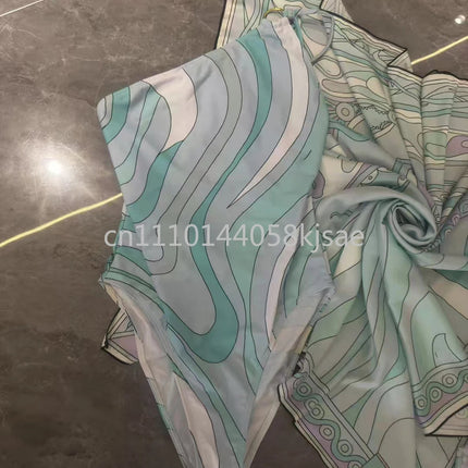 Costumi da bagno di lusso da donna con foulard, set bikini con foulard, abbigliamento da spiaggia platinumshop