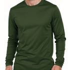 Spring Autumn Men‘s T-shirts Long Sleeve Casual Tops Solid Color High Quality Male T-Shirt Classic Men Clothing PlatiNum