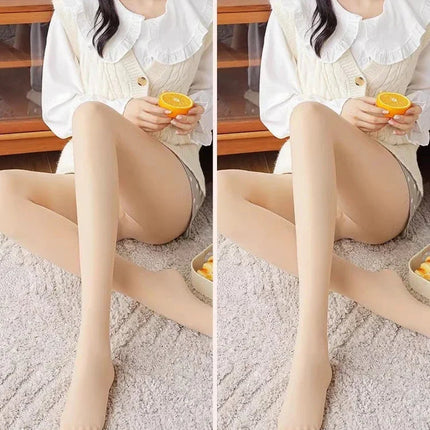 Winter Thermal Thicken Leggings Super Thick High Stretch Lambwool Leggings Fleece Lined Tights Sexy Skinny Fitness Woman Pants PlatiNum