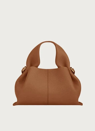 Borsa tote classica in tinta unita da donna, comoda ed elegante, stile vintage