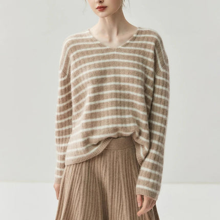 Women 100% Cashmere Skirt High Quality 2026 New Collection Knitwear Spring Winter Korean Popular Skirt Female Pleated Skirt PlatiNum