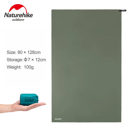 Naturehike Asciugamano da bagno assorbente ad asciugatura rapida, escursionismo con zaino in spalla, nuoto, asciugamano da bagno da campeggio, asciugamano da palestra da viaggio da spiaggia traspirante