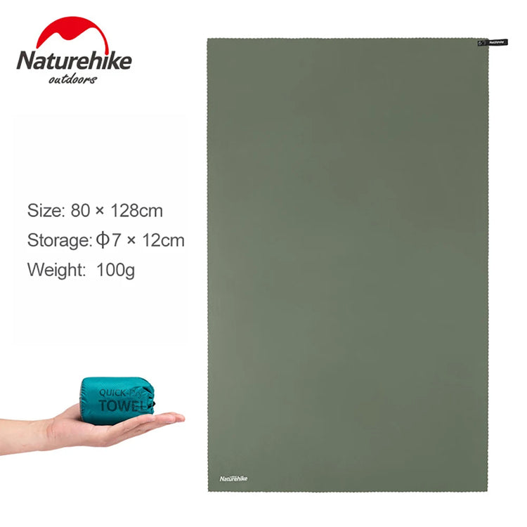 Naturehike Asciugamano da bagno assorbente ad asciugatura rapida, escursionismo con zaino in spalla, nuoto, asciugamano da bagno da campeggio, asciugamano da palestra da viaggio da spiaggia traspirante