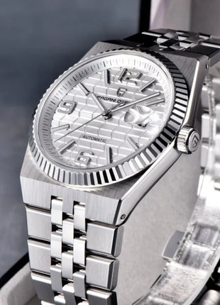 Nuovo Orologio da Polso Meccanico Automatico PAGANI DESIGN 2026 per Uomo, Vetro Zaffiro, Acciaio Inossidabile, Impermeabile, Orologio di Lusso