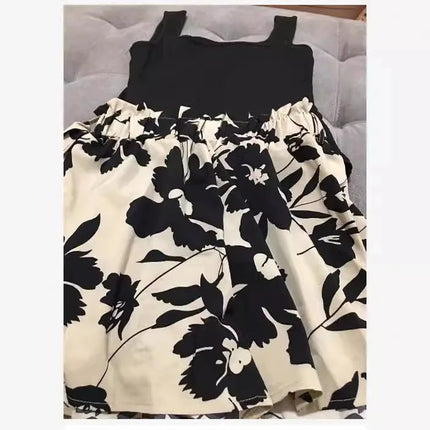 2025 Summer New Women's Floral Print Slim-Fit Casual Co-ord Set PlatiNum