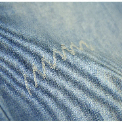 AmaxluluE Jeans larghi strappati da donna alla moda estiva Pantaloni in denim ricamati per il tempo libero da donna Pantaloni Harem elastici da donna vintage