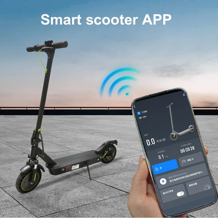 Monopattino Elettrico Wildstride 350W/500W con Motore Potente, Autonomia 30&45km, Batteria 15ah, Pneumatici da 10 Pollici, Velocità 35km/h, Pieghevole, App Intelligente, per Adulti, Modello E5max