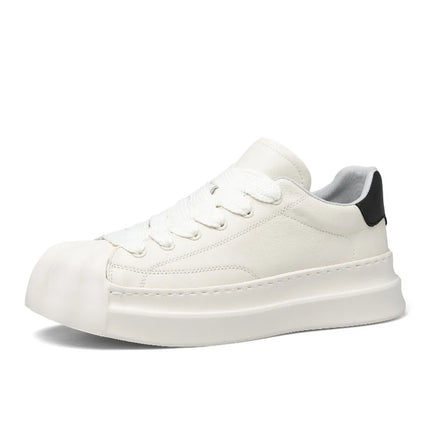 Sneakers Casual Men Designer Classic Shell Toe Board Shoes Fashion Leather Fabric Breathable Height Increased Platform Gym Shoes