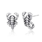 Buyee 925 Sterling Silver unico orecchino carino scorpione animale orecchino per donna uomo moda Punk Fine Jewelry orecchino platinumshop