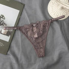 Sexy G-string Panties Lace Women Underwear Panties Female Thin Belt Underpants Thong Solid Color Pantys Low-Rise Lingerie
