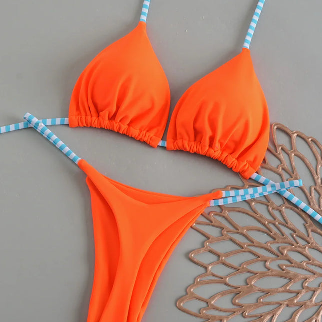 Women's Swimsuit Push Up Bikini 2026 Sexy Swimwear Female Bikini Brazilian Set Thong Bathing Suit Summer Beachwear
