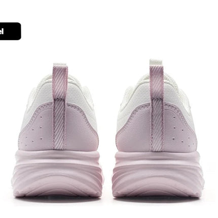 Xtep Running Shoe for Women Support Yu Yi Fw Cushioning Shock WaterProof Stability Durability Breathable Sneakers 875418110055 PlatiNum