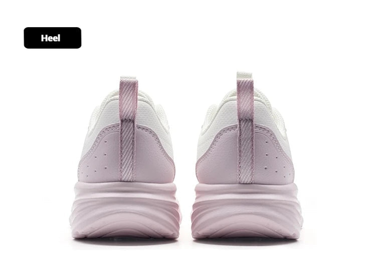 Xtep Running Shoe for Women Support Yu Yi Fw Cushioning Shock WaterProof Stability Durability Breathable Sneakers 875418110055 PlatiNum