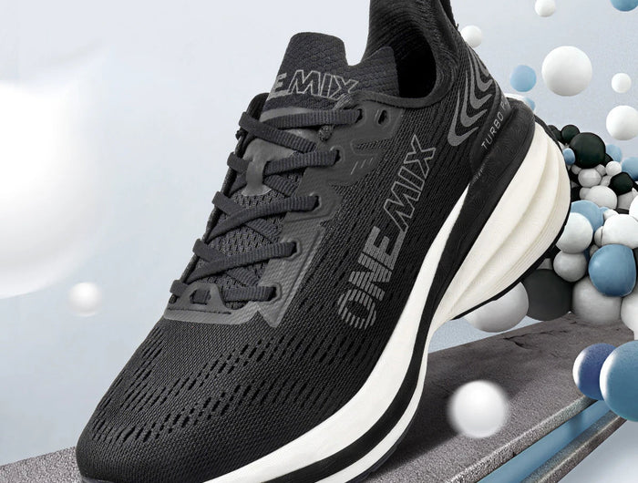 ONEMIX Nuovo cuscino Sneakers Scarpe da corsa per uomo Mesh traspirante Walking Training Fitness Scarpe da jogging Donna Corda per saltare PlatiNum