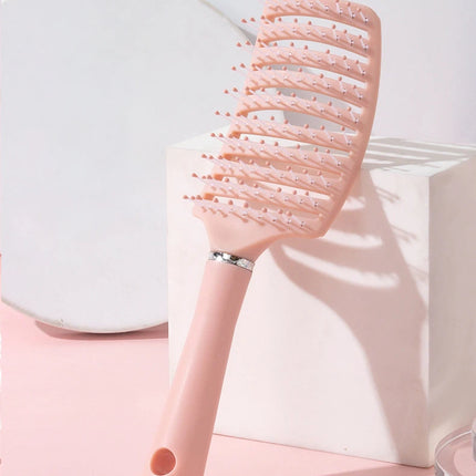 1pc anti-static massage brush  women's hair and scalp massage comb - straight hair professional tool Special for real hair wigs