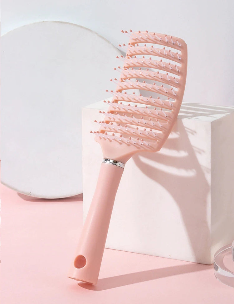 1pc anti-static massage brush  women's hair and scalp massage comb - straight hair professional tool Special for real hair wigs
