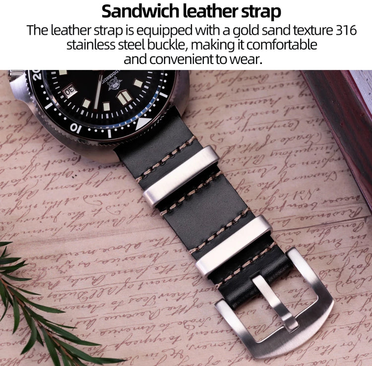 ADDIESDIVE Men's Watch Sapphire Glass Stainless Steel NH35 Automatic Mechanical Watch BGW9 Luminous 200m Waterproof Dive Watch