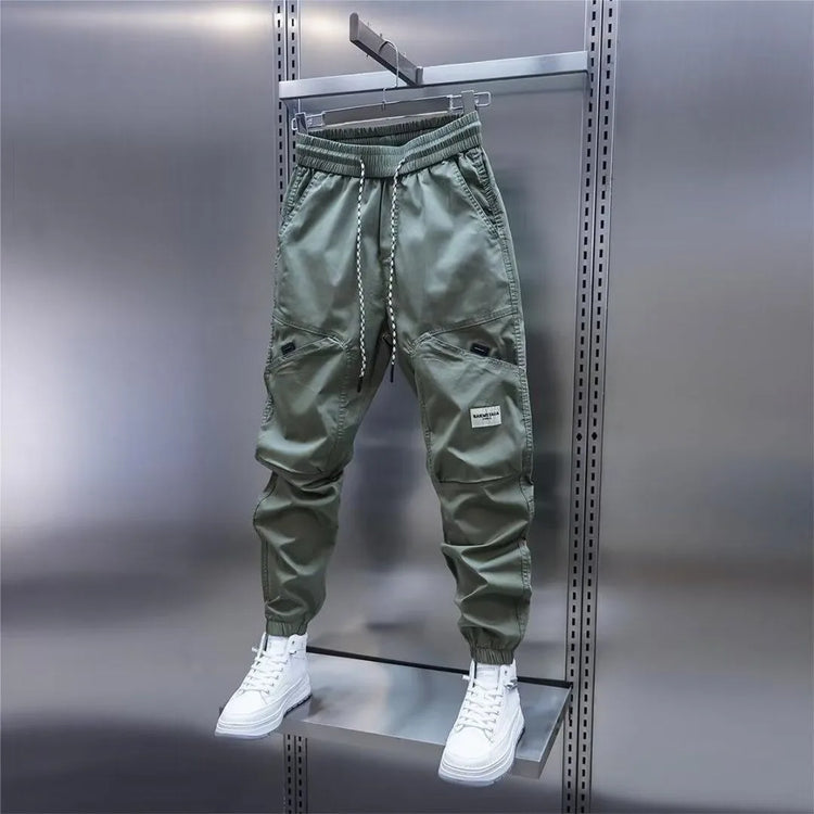 2025 New Men Joggers Autumn Sweatpants Spring Drawstring Casual Pants Workout Running Cotton Sports Trousers Men Clothing