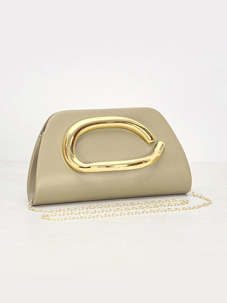 Gold Magnetic Closure Women Evening Bags Luxury Designer Handbag And Purse Party Banquet Chain Crossbody Bag Fashion ShoulderBag PlatiNum