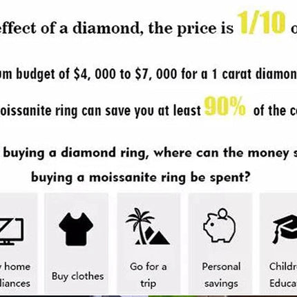 100% 925 sterling silver GRA Certified 0.3-3CT real Moissanite D color VVS1 six-jaw stud earrings Women Wedding Band Jewelry PlatiNum
