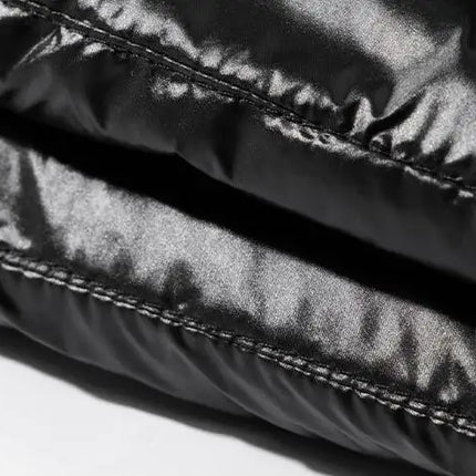 New Winter Men Hooded Black Shiny Puff Jackets Duck Down Coats Warm Casual Down Jackets Male Outdoor Windproof Parkas Size 3XL