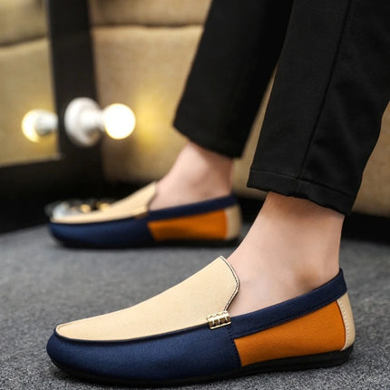 Scarpe casual da uomo primavera estate alla moda, traspiranti, slip-on, da guida, taglie grandi
