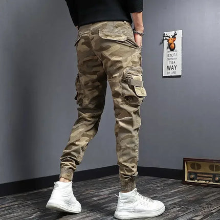 Casual Cargo Pants for Men Camo New In Camouflage Designer Cheap Regular Fit Korean Style Trousers Man Cheapest Street Harajuku