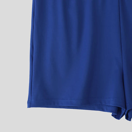 INCERUN Set da uomo Stampa Allenamento estivo T-shirt a maniche corte casual e pantaloncini Set da due pezzi Streetwear 2025 Abiti da uomo di moda platinumshop