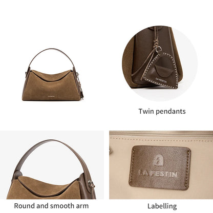 LA FESTIN Original Handbag Woman 2025 New Shoulder Bag Large Tote Bag Suede Bag Fashion Crossbody Bag Luxury Brand Bags